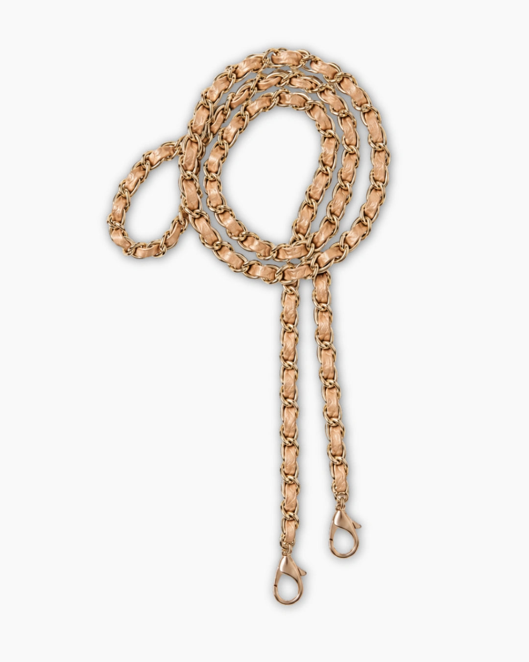Rose Gold Togo Örgü Zincir Askı