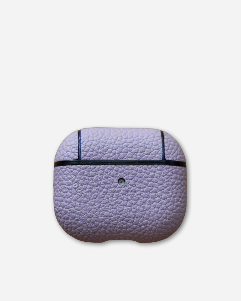Deri Airpods Kılıfı - Lila Togo