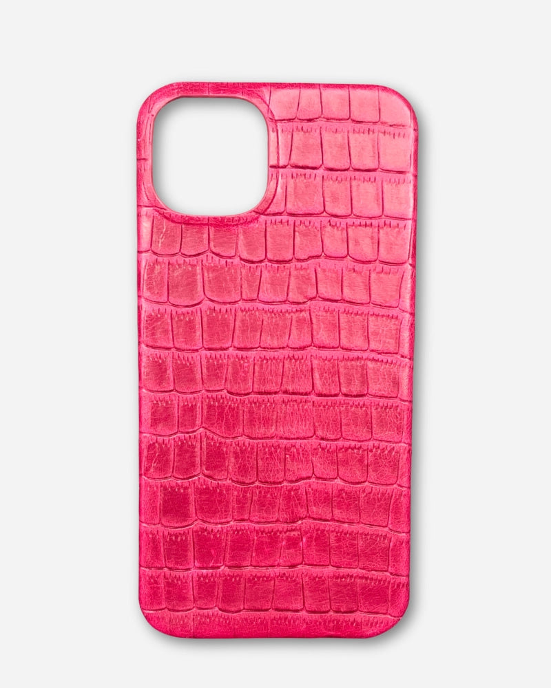 Mat Pembe Croco iPhone Kılıfı