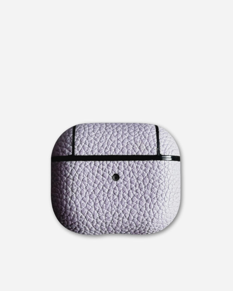 Deri Airpods Kılıfı - Lila Togo