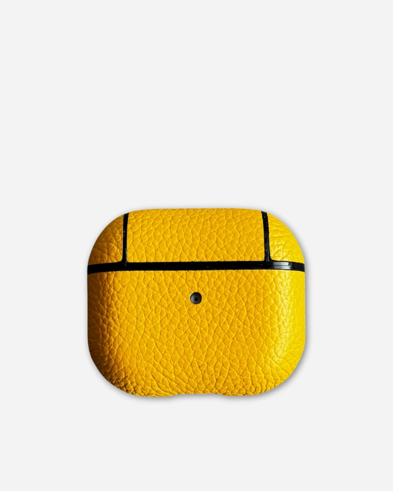 Deri Airpods Kılıfı - Sarı Togo