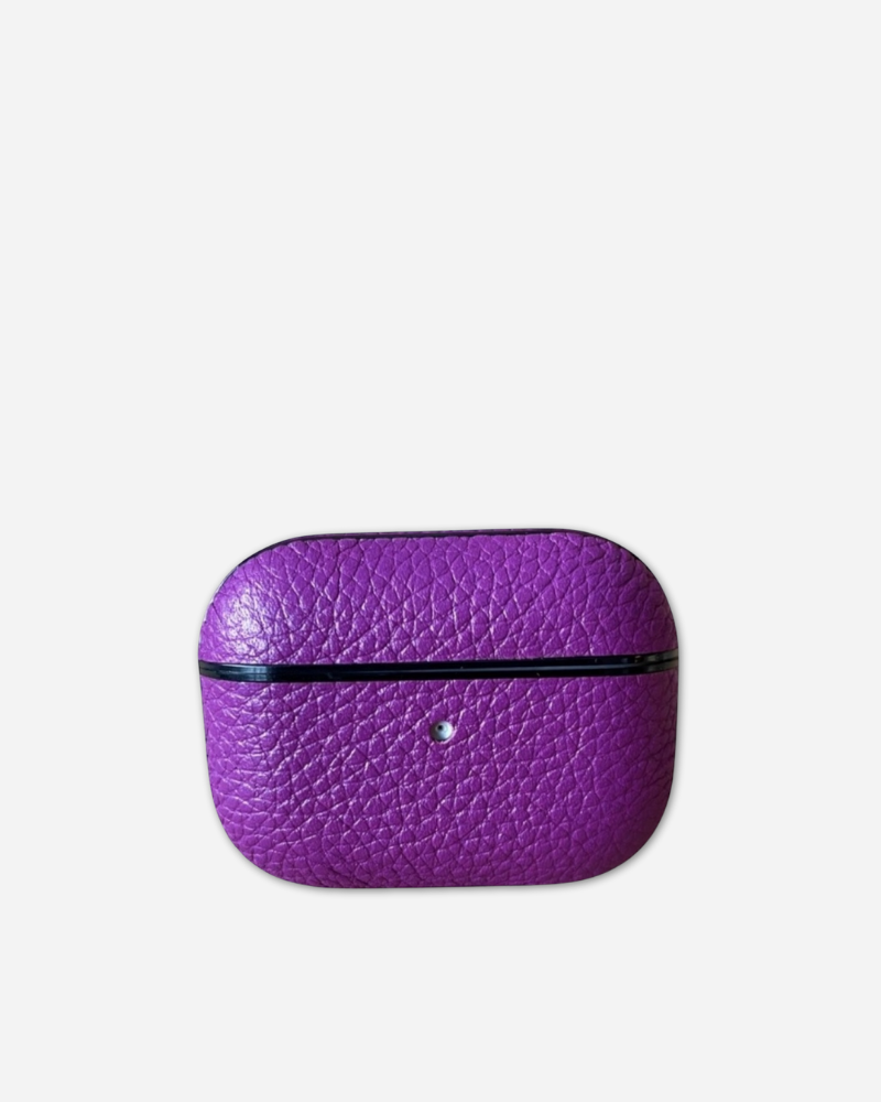 Deri Airpods Kılıfı - Togo Mor