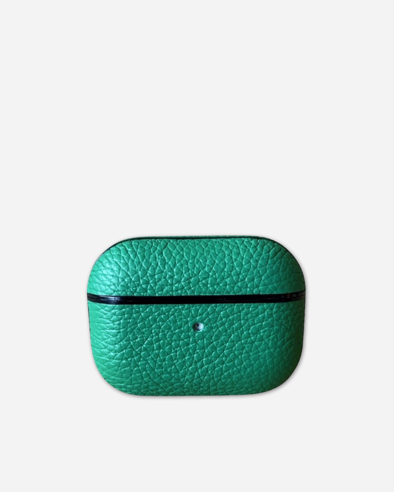 Deri Airpods Kılıfı - Togo Yeşil