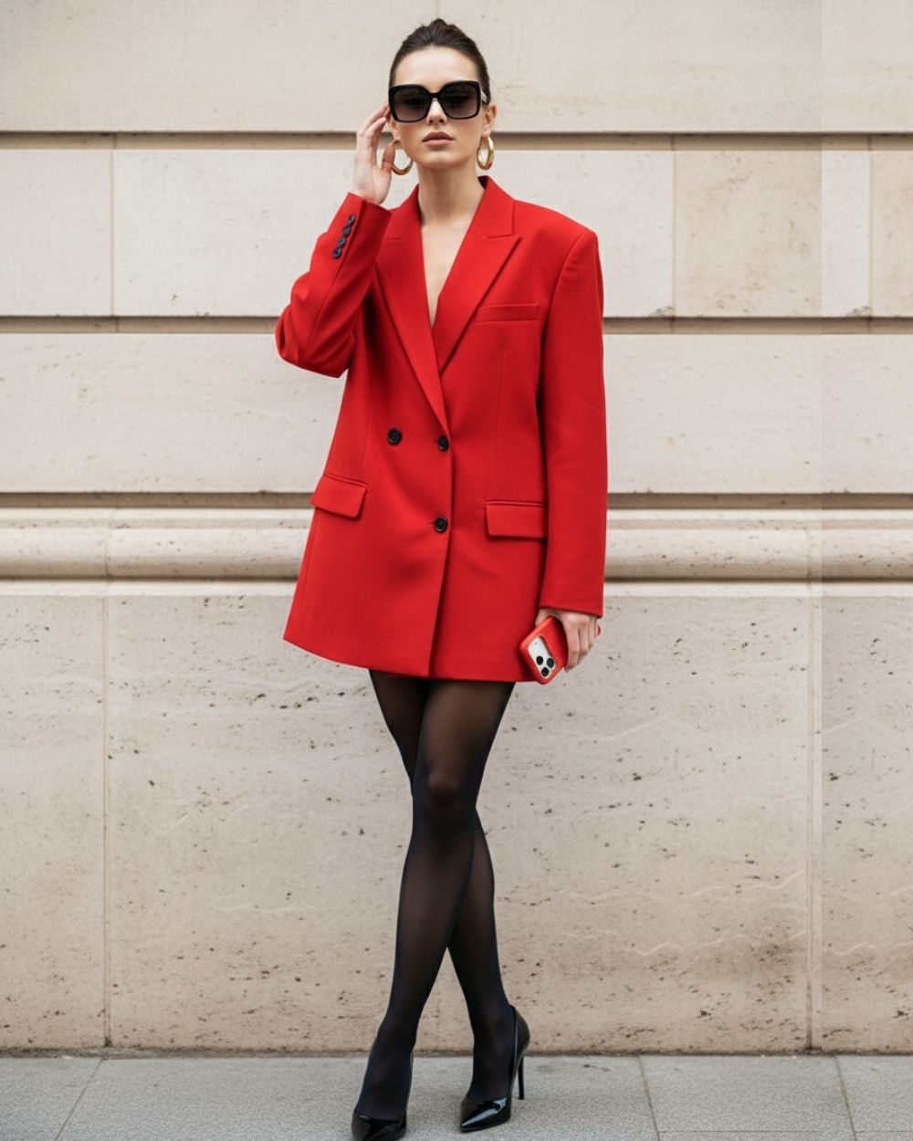 Deri iPhone Kılıfı | Kırmızı Togo