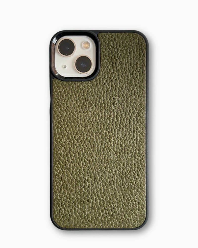 Flotur Deri Telefon Kılıf-olive