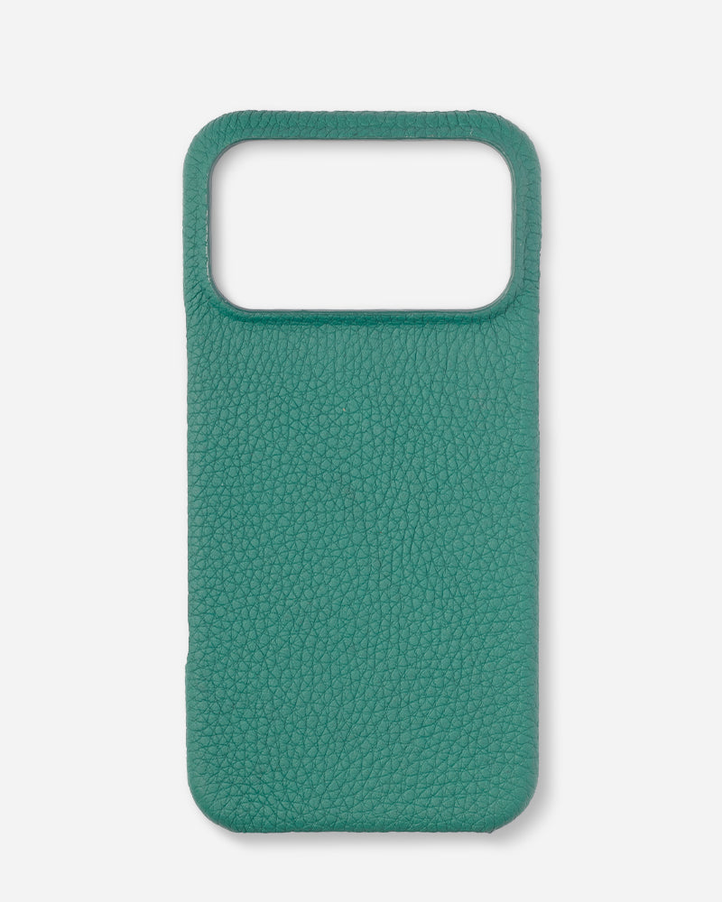 Deri iPhone Kılıfı - Petrol Yeşili Togo