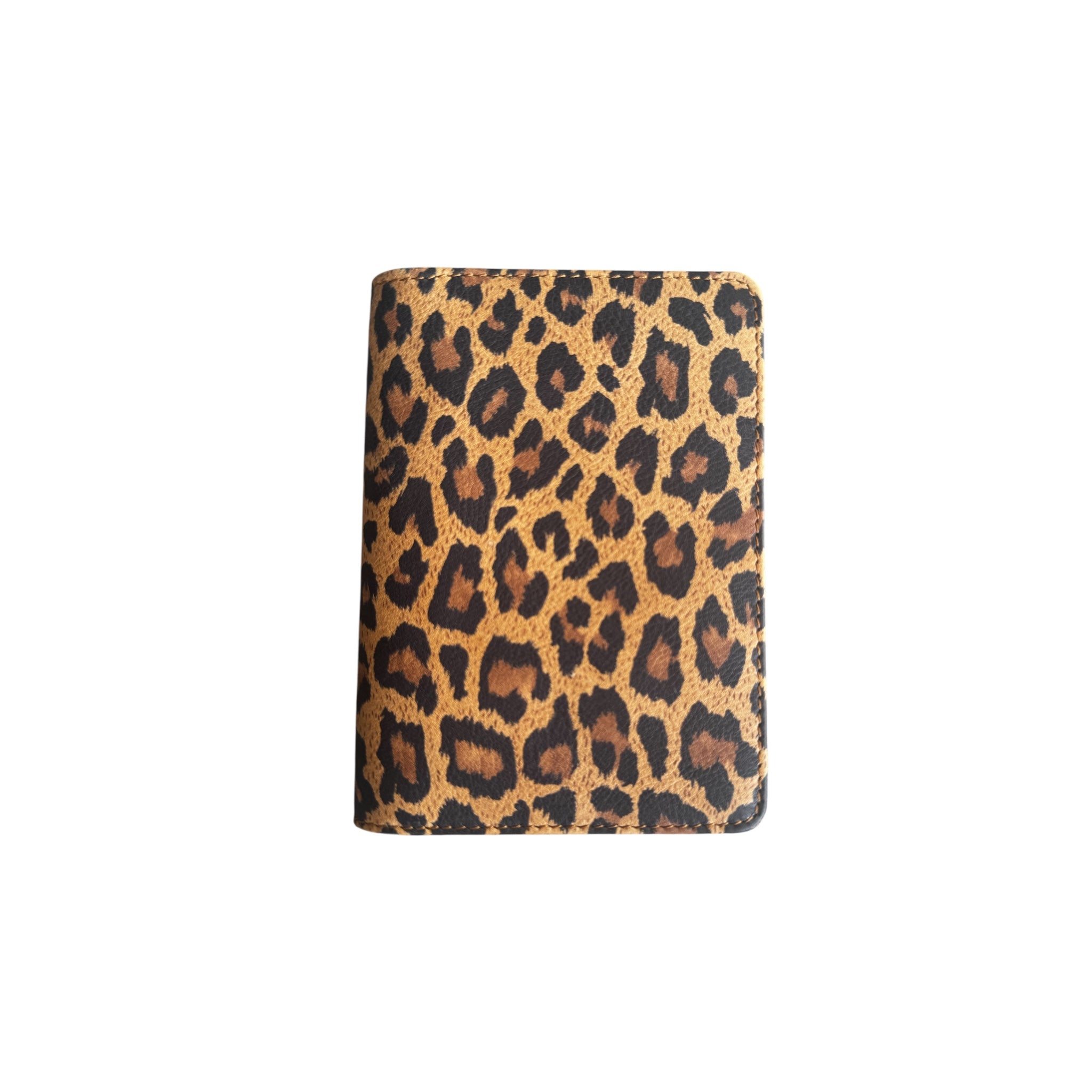 Deri Ruhsat Kılıfı - Leopar Desenli