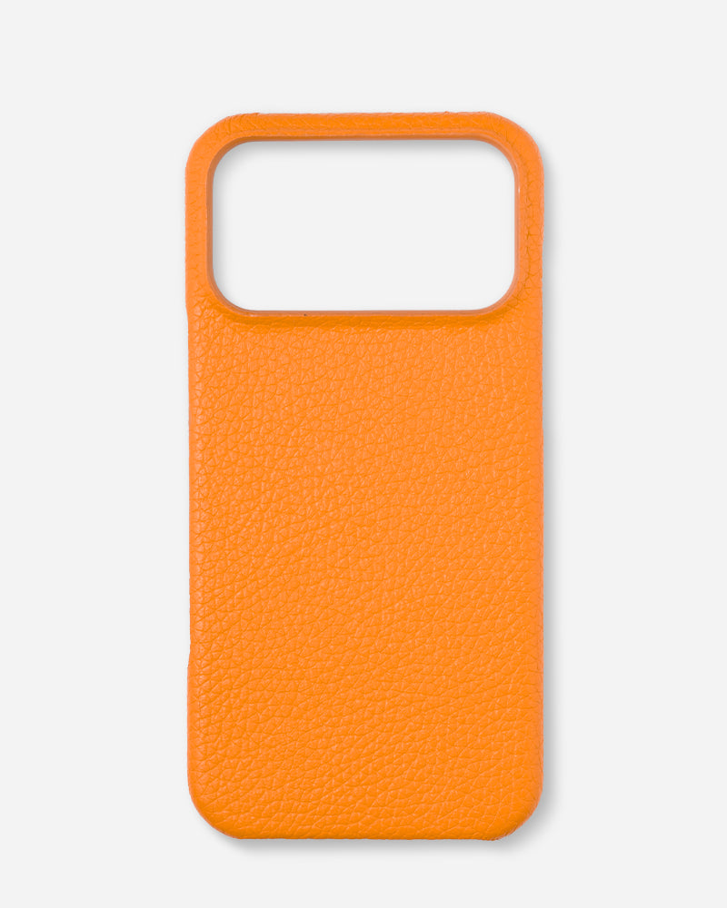 Deri iPhone Kılıfı - Portakal Togo