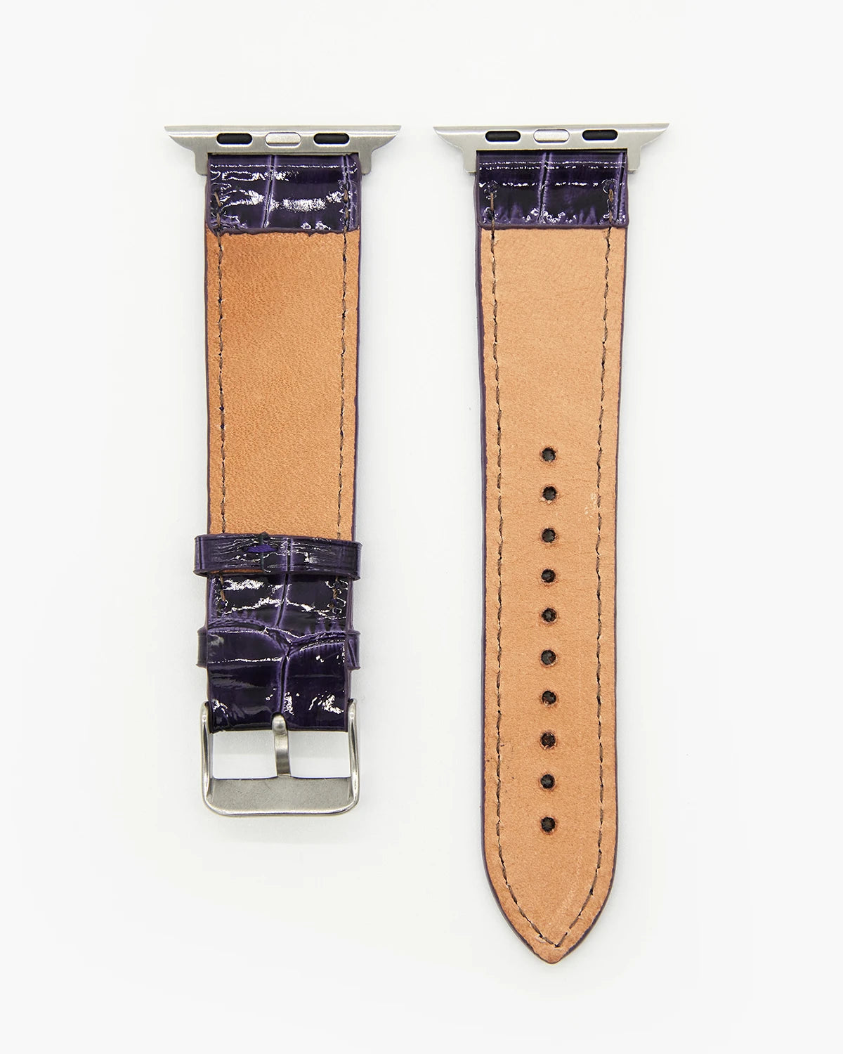 Apple Watch Deri Kordon | Mor Rugan Croco