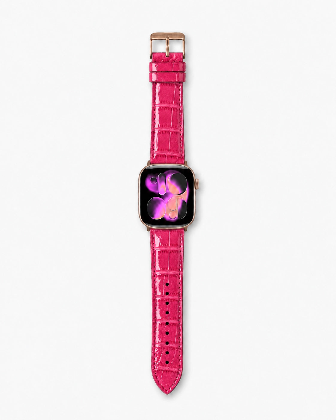 Apple Watch Deri Kordon | Fuşya Croco