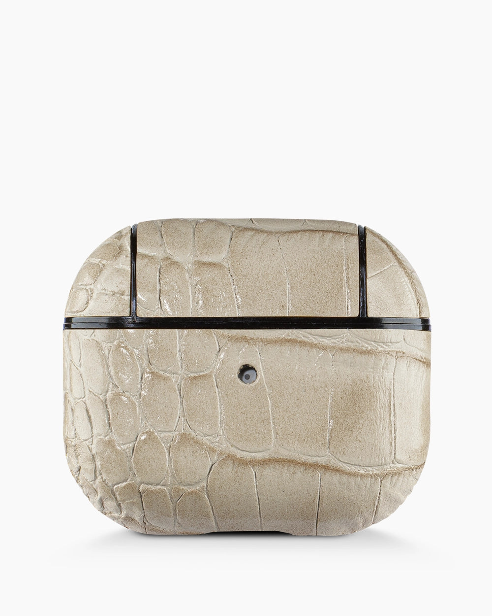 Deri AirPods Kılıfı | Bej Croco