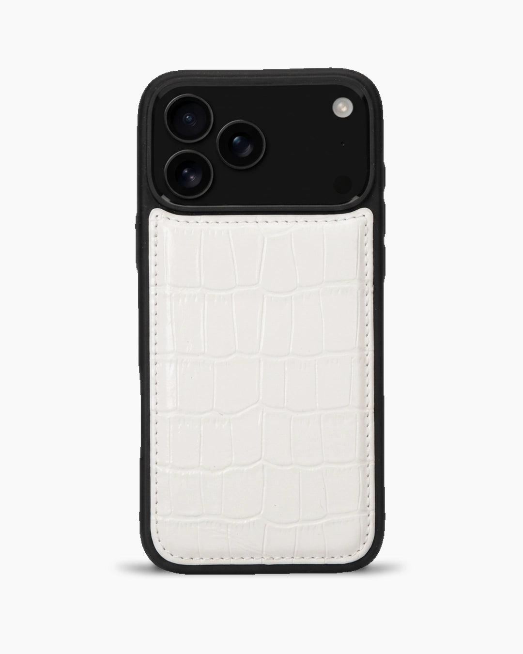 Premium iPhone Kılıfı | Beyaz Croco