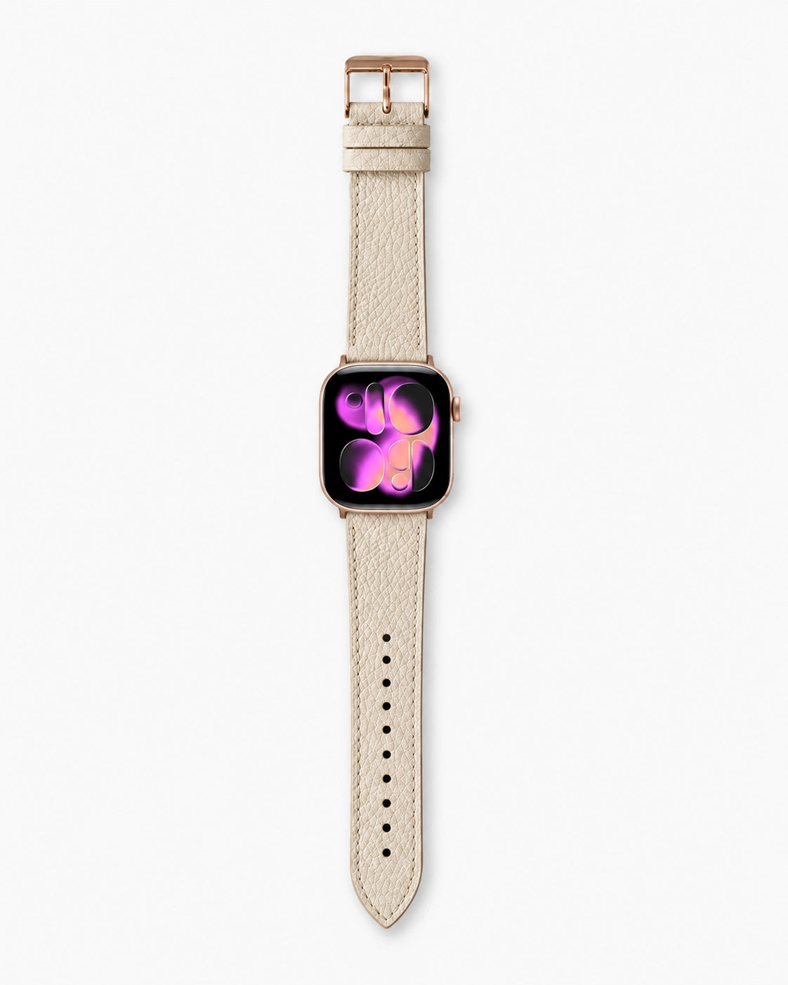Apple Watch Deri Kordon | Beyaz Togo