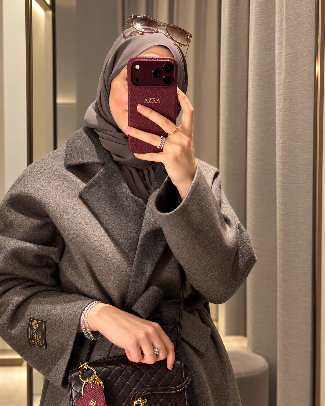Deri iPhone Kılıfı | Bordo Togo