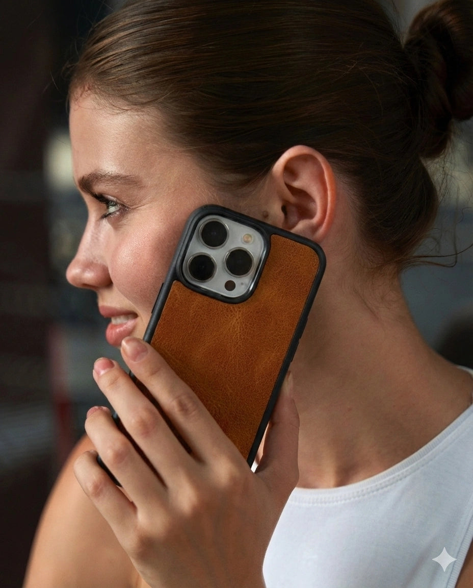 Crazy Deri iPhone Kılıfı | Camel