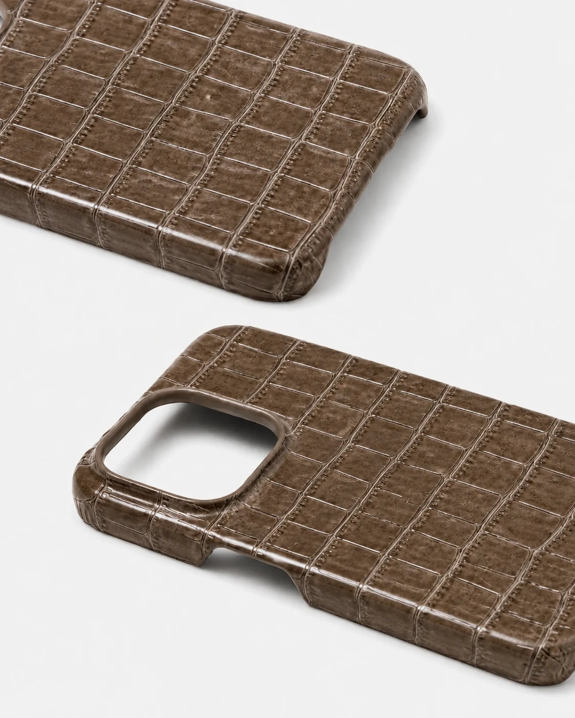 Vizon Croco Deri iPhone Kılıfı