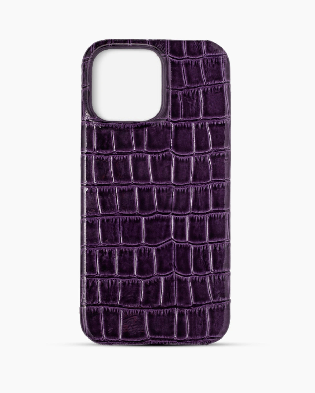 Mor Rugan Croco Deri iPhone Kılıfı