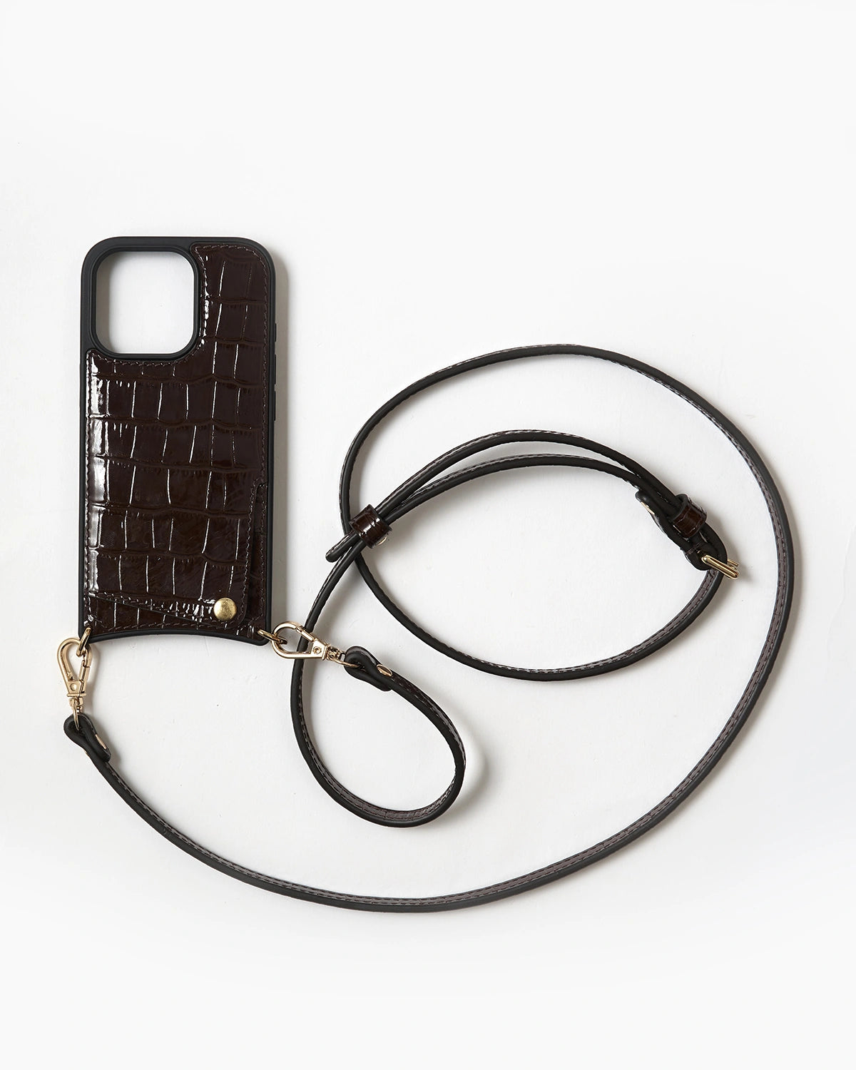 Kahve Croco Klasik Set