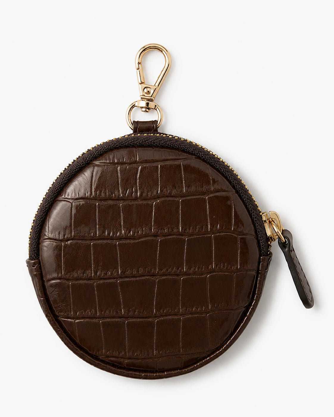 Kahve Croco Mini Cüzdan