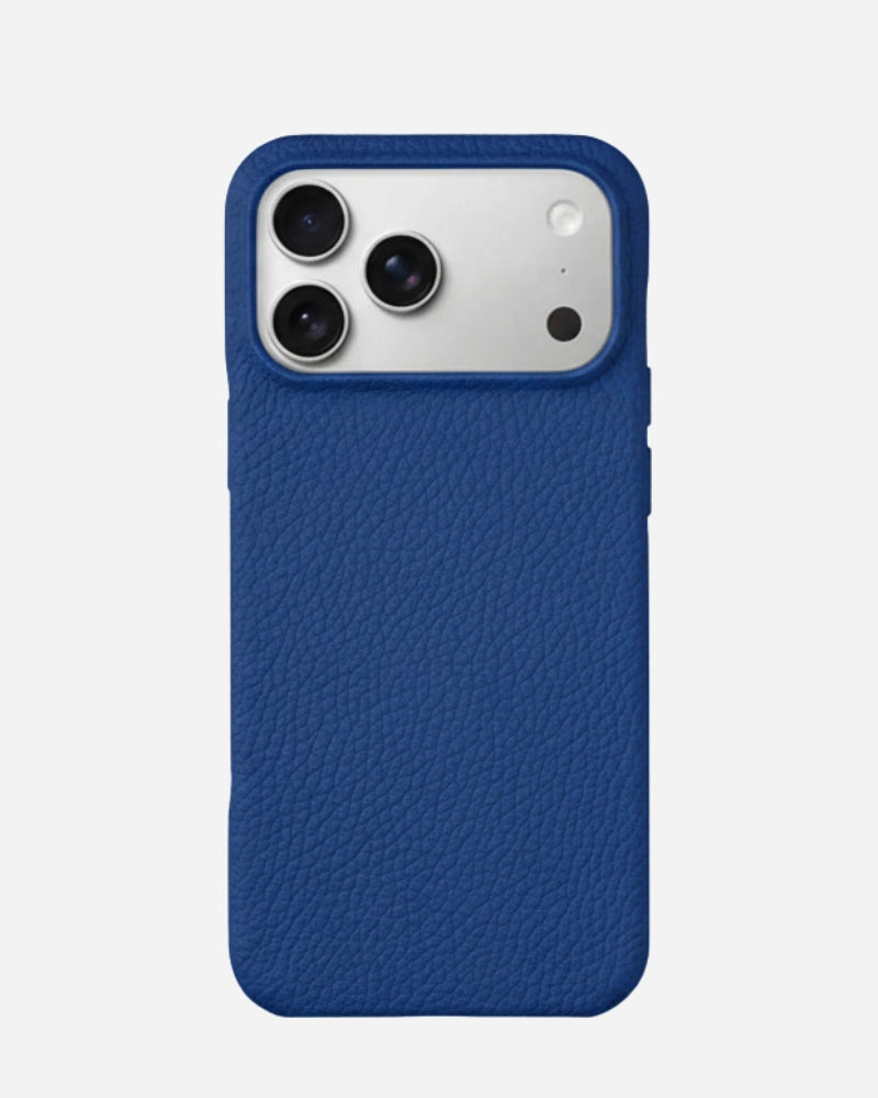 Deri iPhone Kılıfı - Koyu Mavi Togo