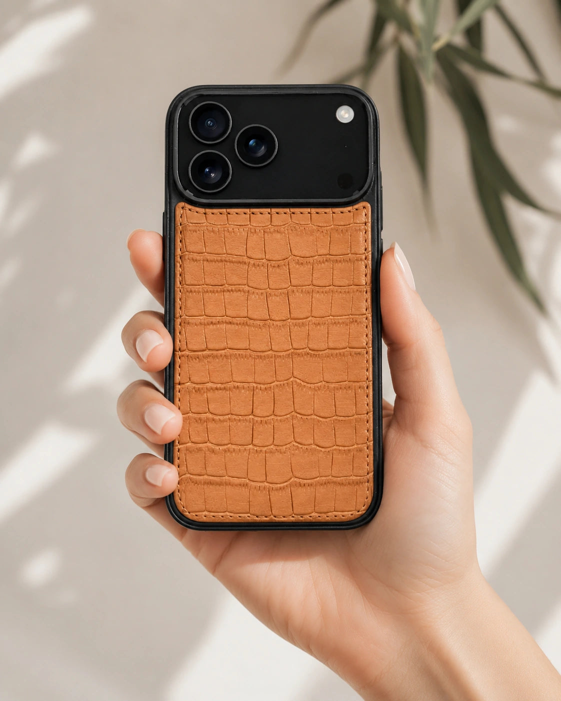 Premium iPhone Kılıfı | Taba Mat Croco
