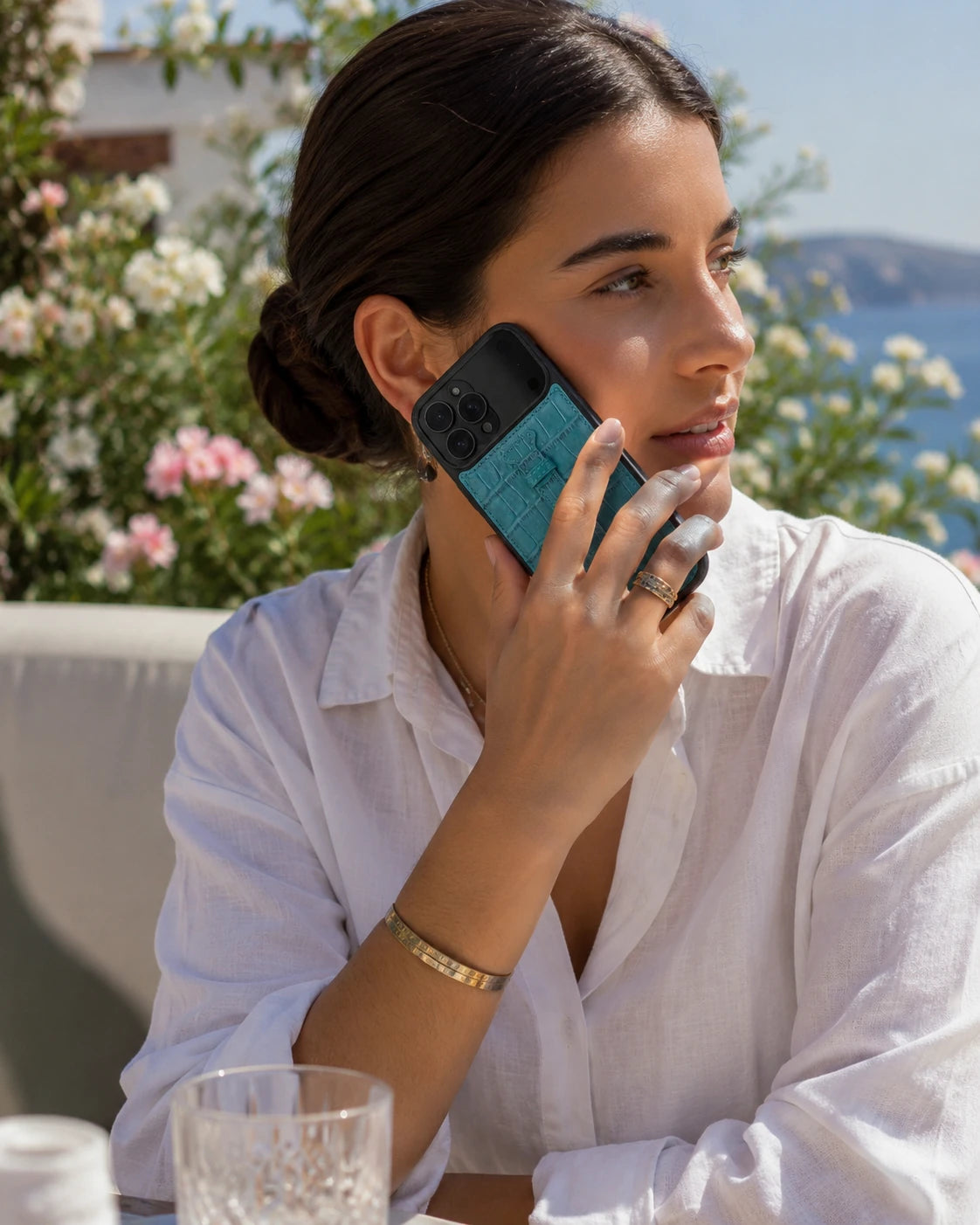 Kemerli iPhone Kılıfı | Yeşil Mat Croco