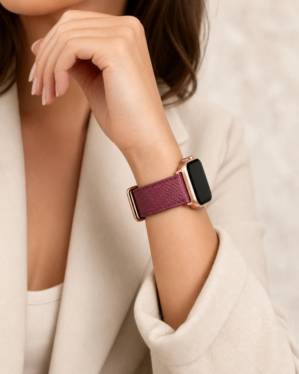 Apple Watch Deri Kordon | Mürdüm Togo