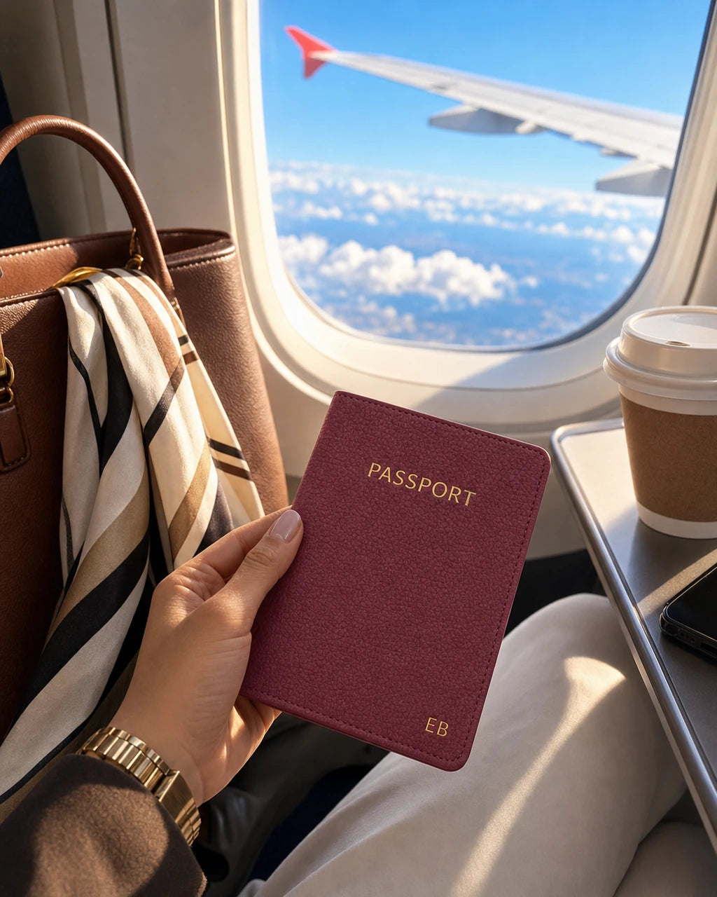 Mürdüm Togo deri pasaport kılıfı - görsel 2