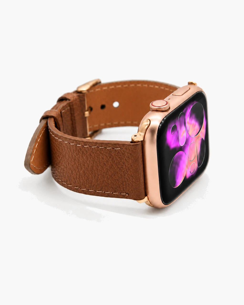 Apple Watch Deri Kordon | Parlak Bakır Togo