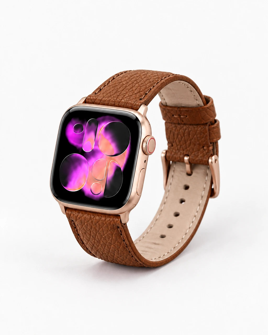 Apple Watch Deri Kordon | Parlak Bakır Togo