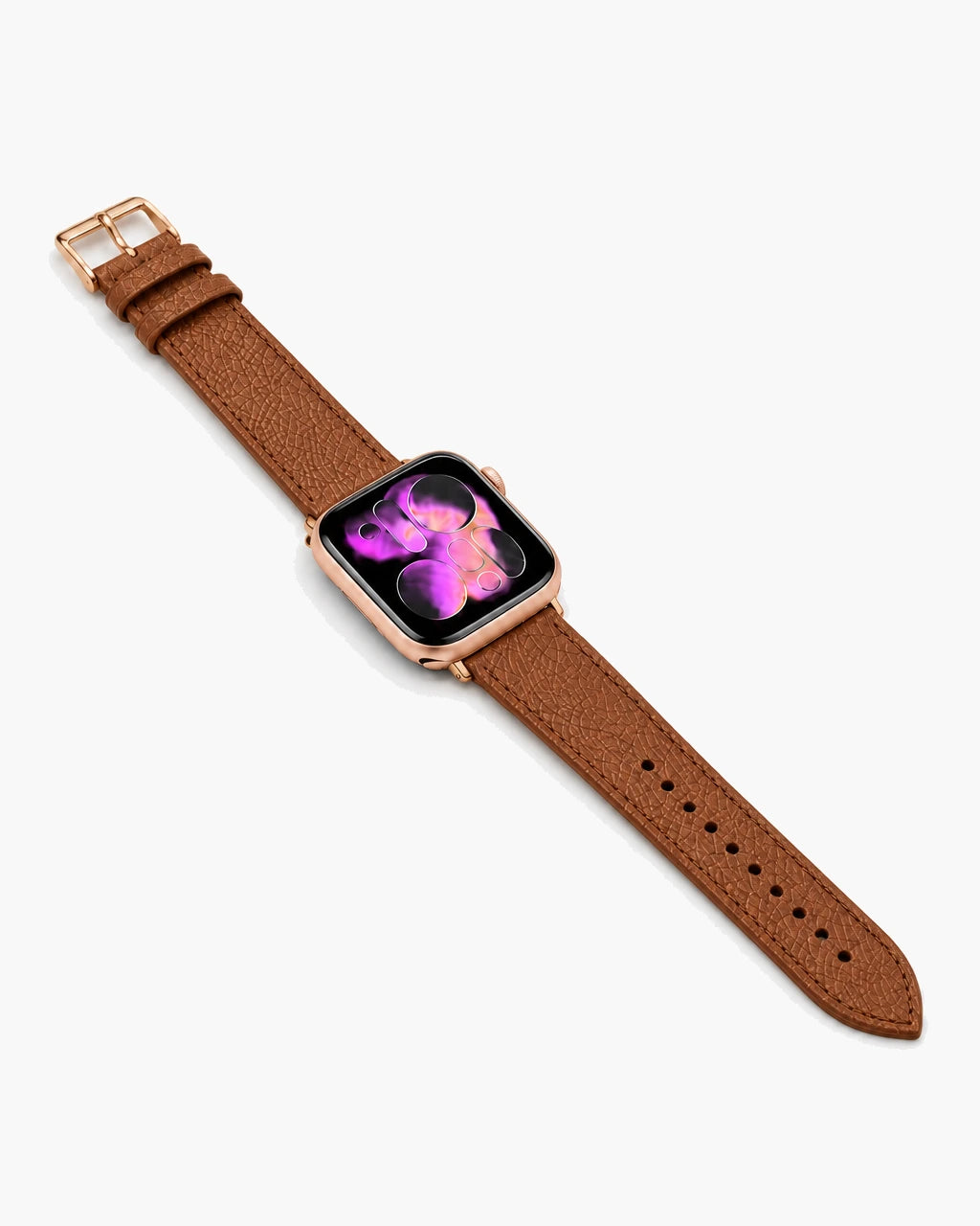 Apple Watch Deri Kordon | Parlak Bakır Togo