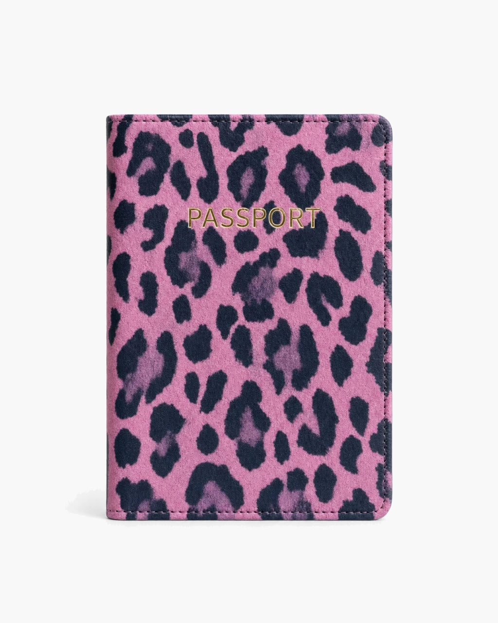 Pembe Leopar deri pasaport kılıfı - görsel 1
