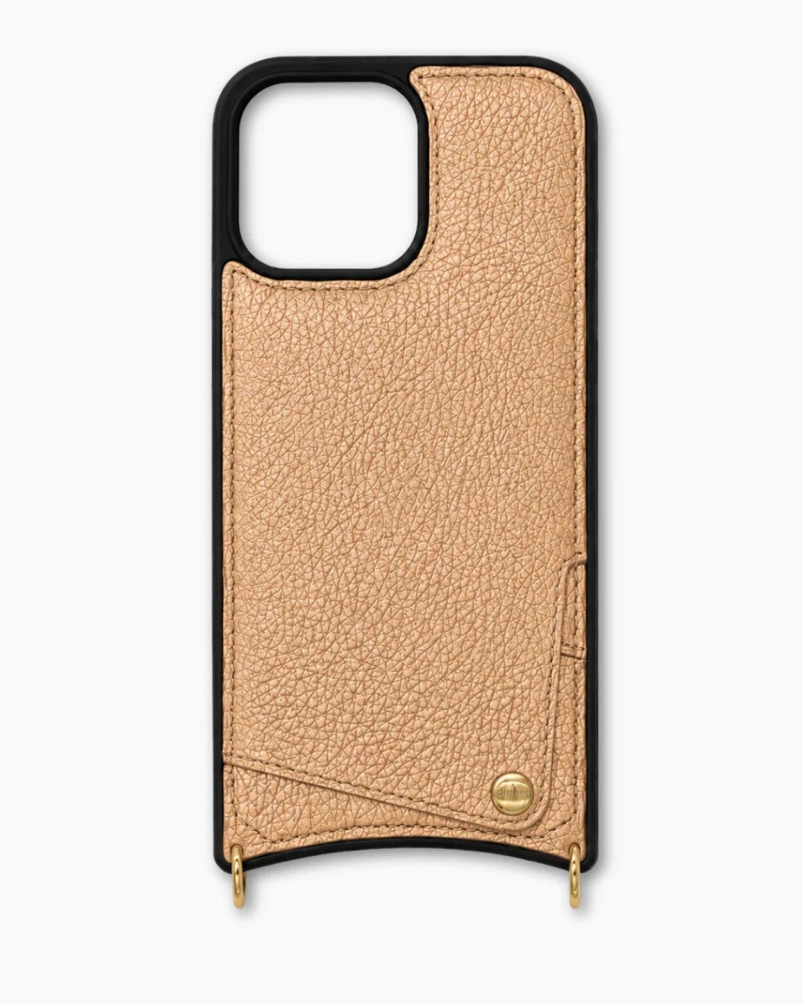 Parlak Rose Gold Togo Kartlı Kılıf