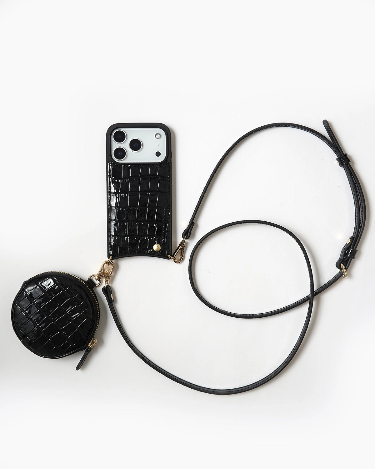 Siyah Croco Trio Set