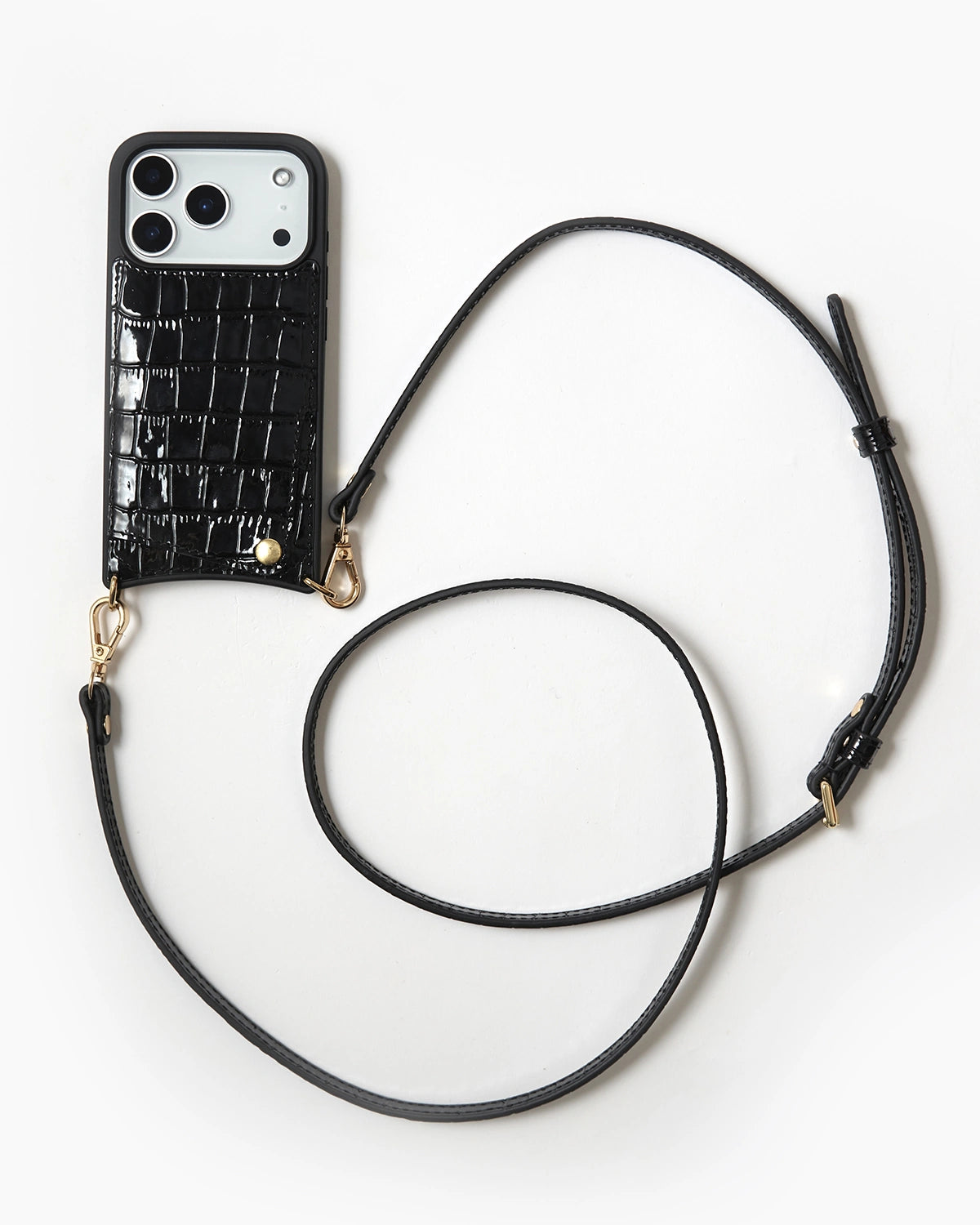 Siyah Croco Klasik Set