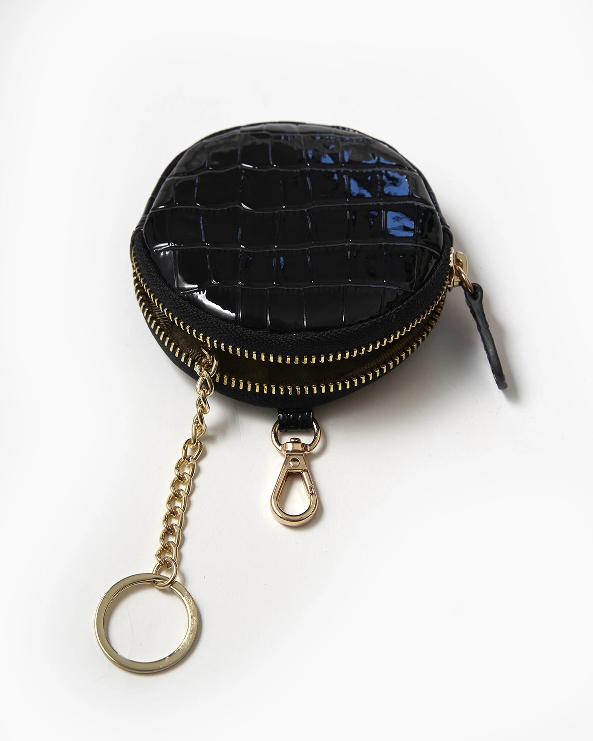 Siyah Croco Mini Cüzdan