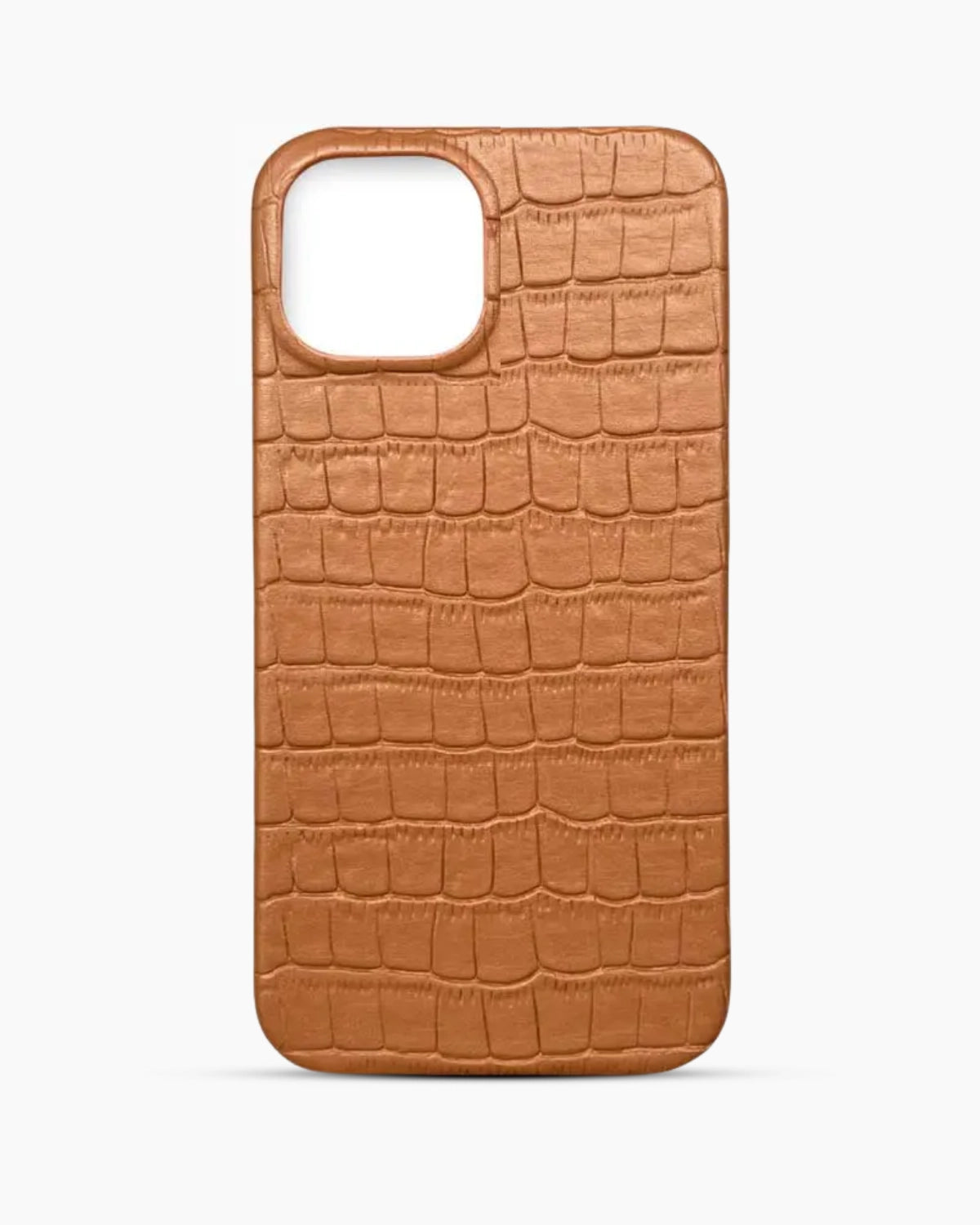 Taba Mat Croco Deri iPhone Kılıfı