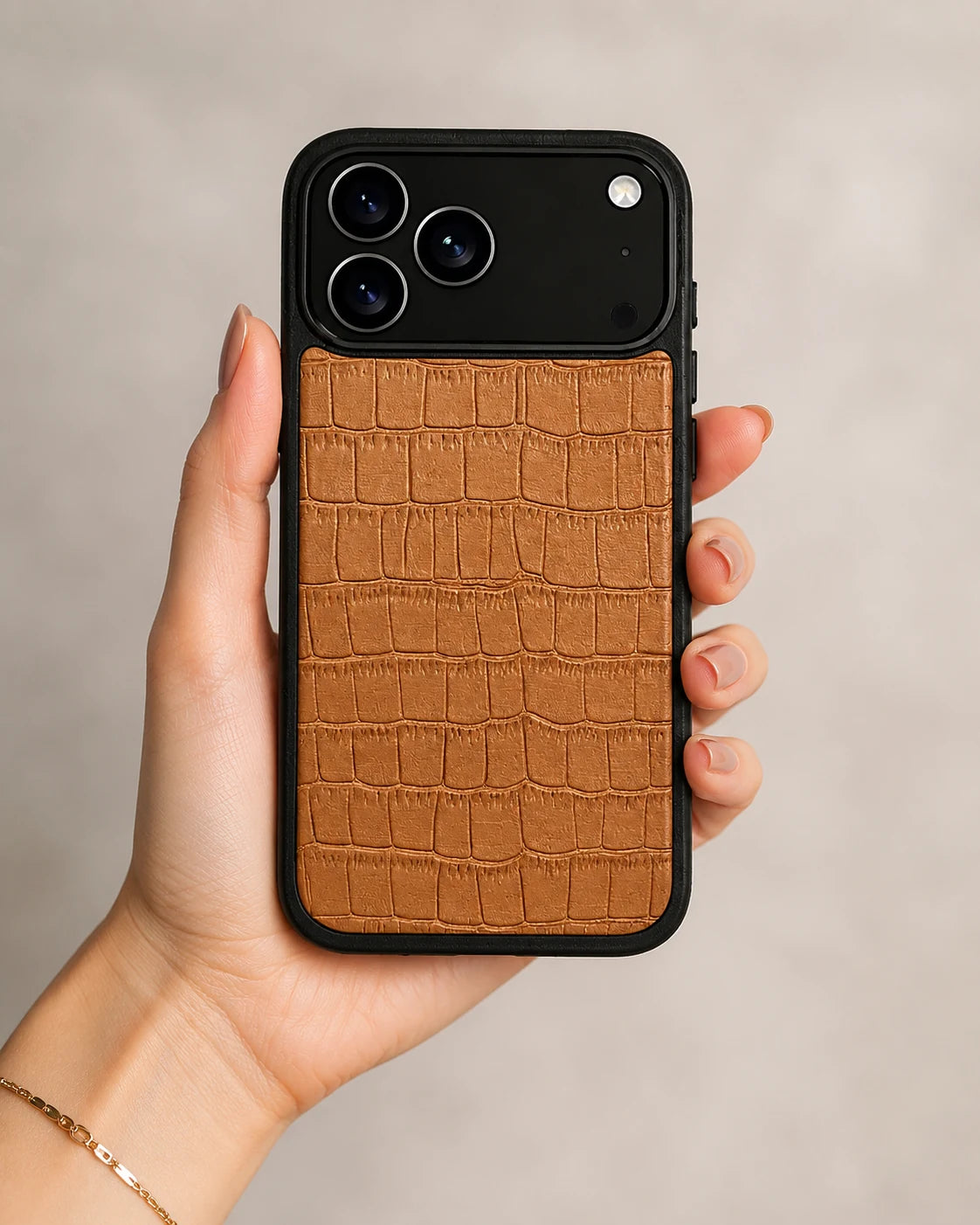 Deri iPhone Kılıfı | Taba Mat Croco | Havuz