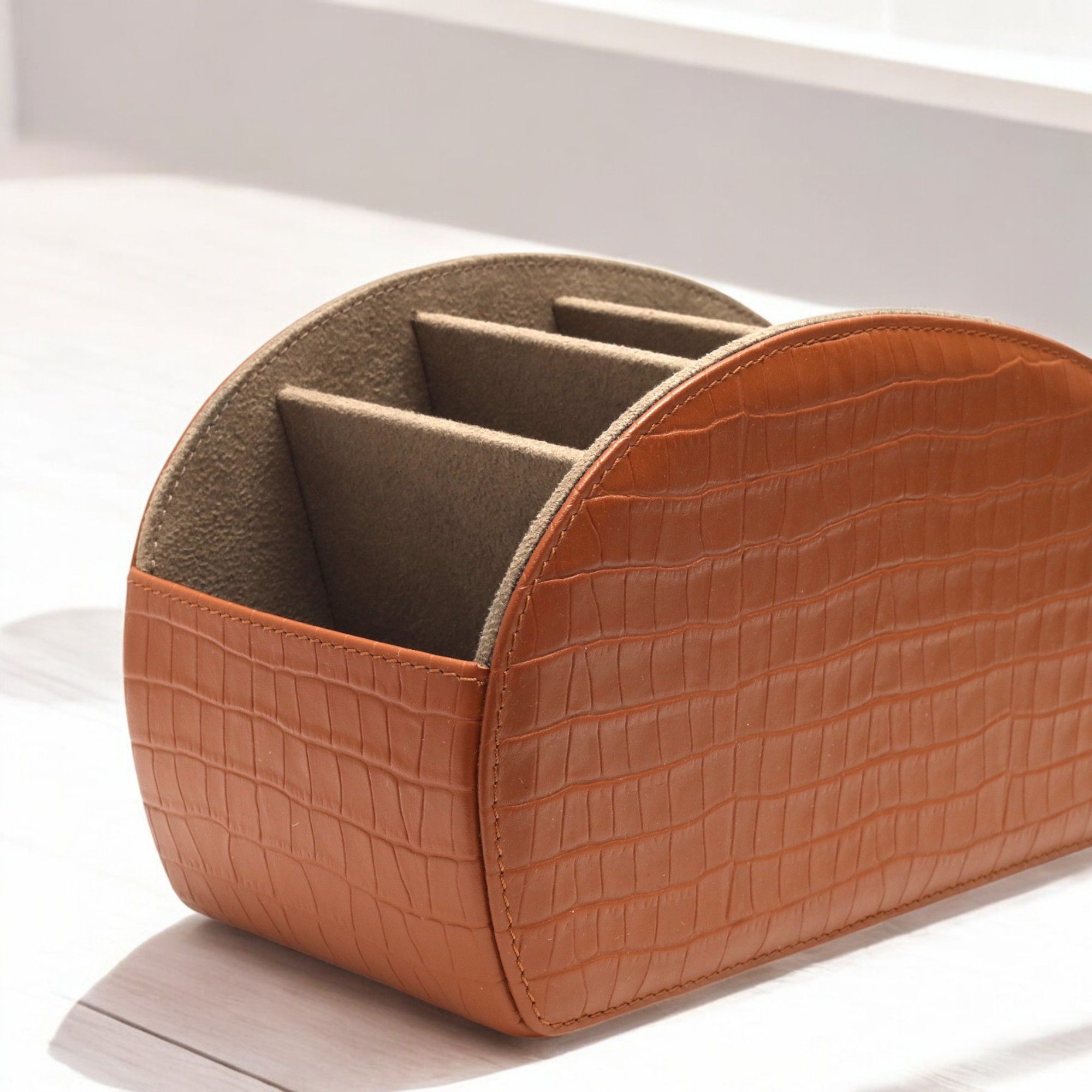 Taba Masaüstü croco Deri Organizer