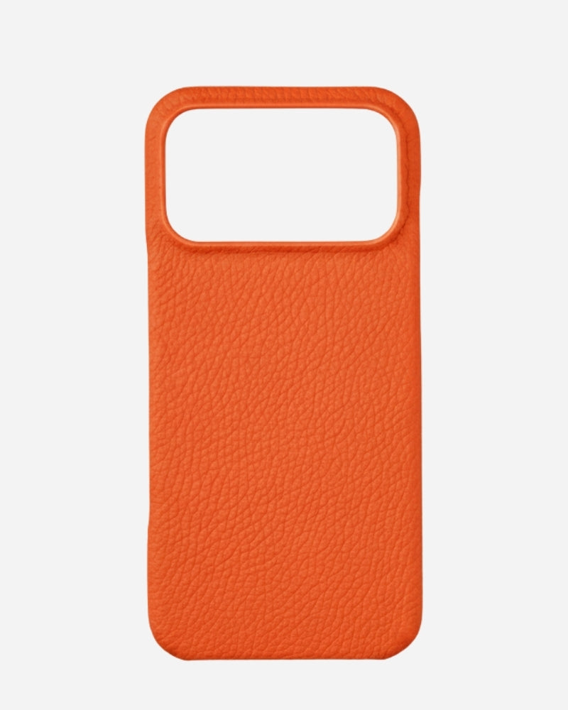 Deri iPhone Kılıfı - Turuncu Togo