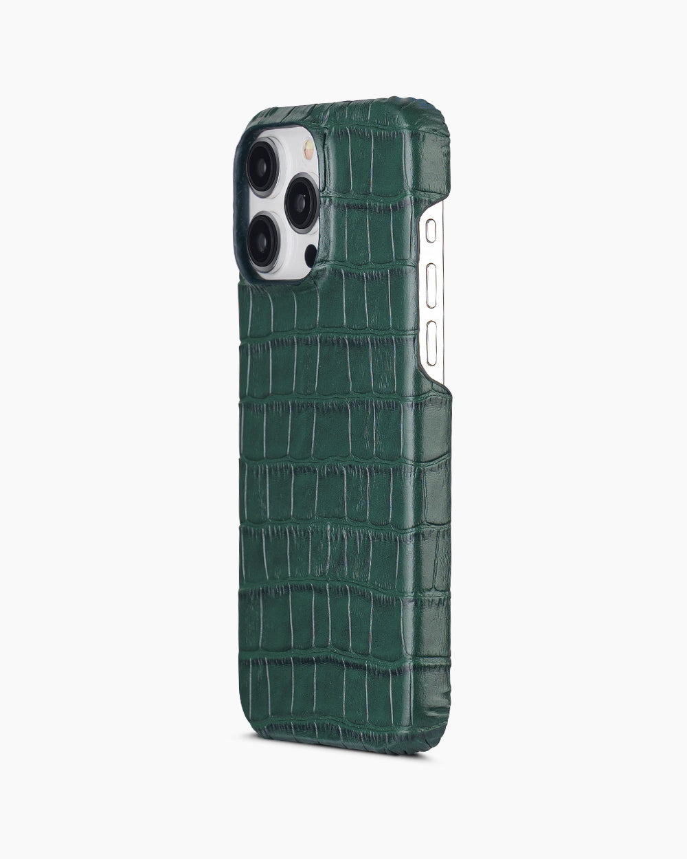 Zümrüt Yeşil Croco Deri iPhone Kılıfı
