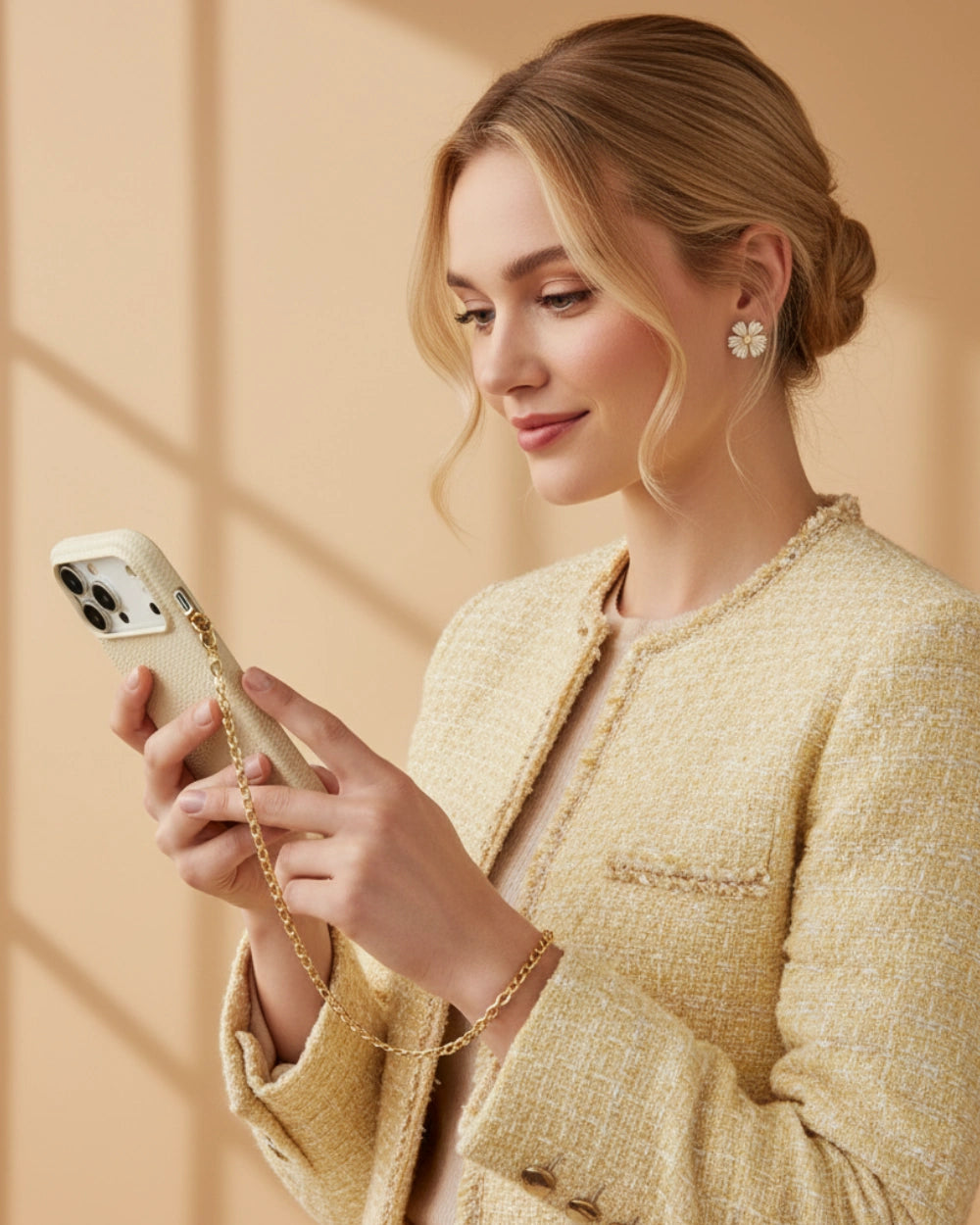 Deri iPhone Kılıfı | Bej Togo