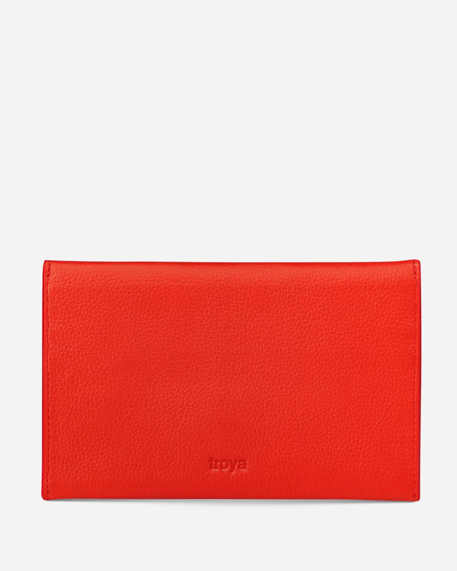 Deri Zarf Cüzdan Flotur Kırmızı