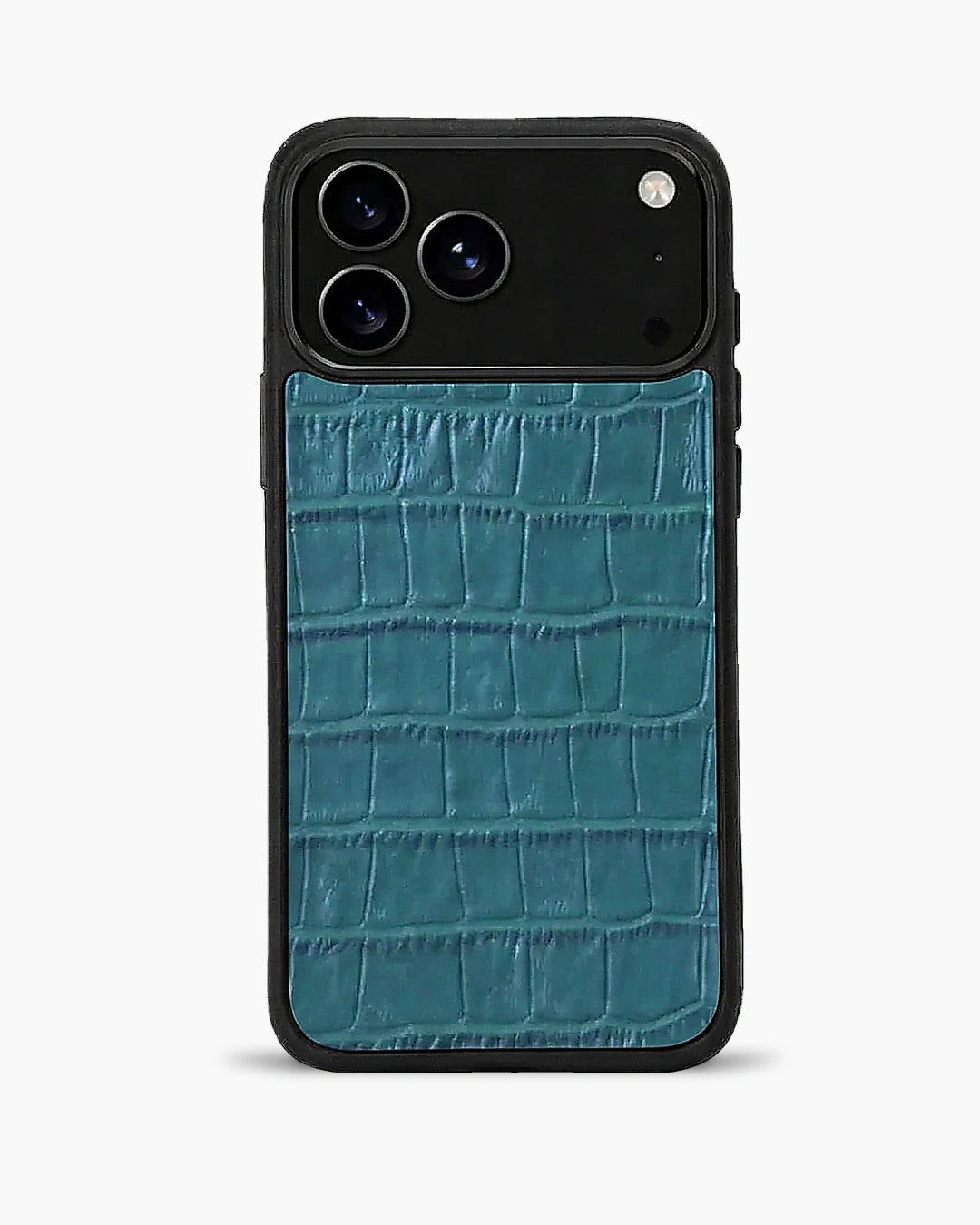 Deri iPhone Kılıfı | Yeşil Mat Croco | Havuz