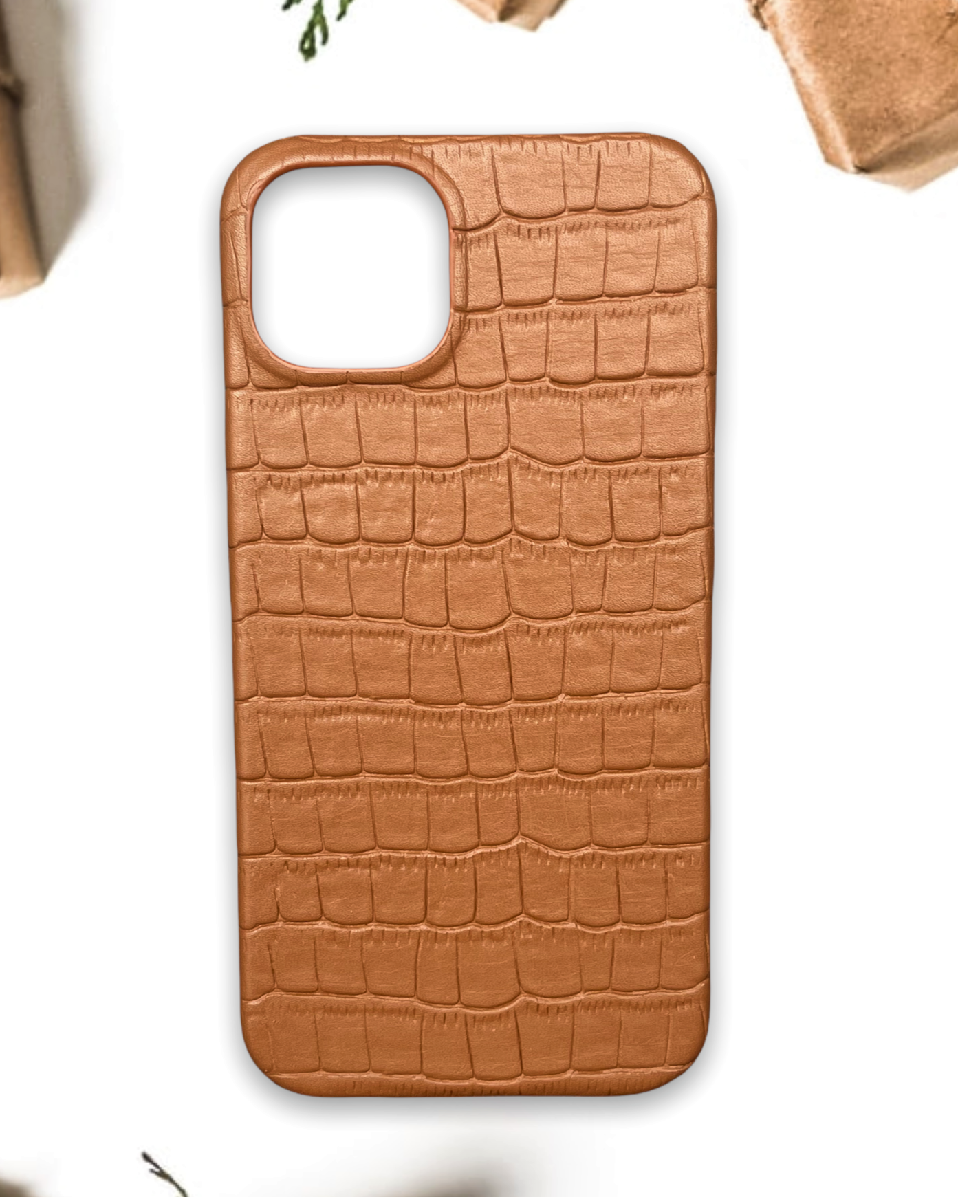 Croco serisi mat taba croco telefon kılıfı