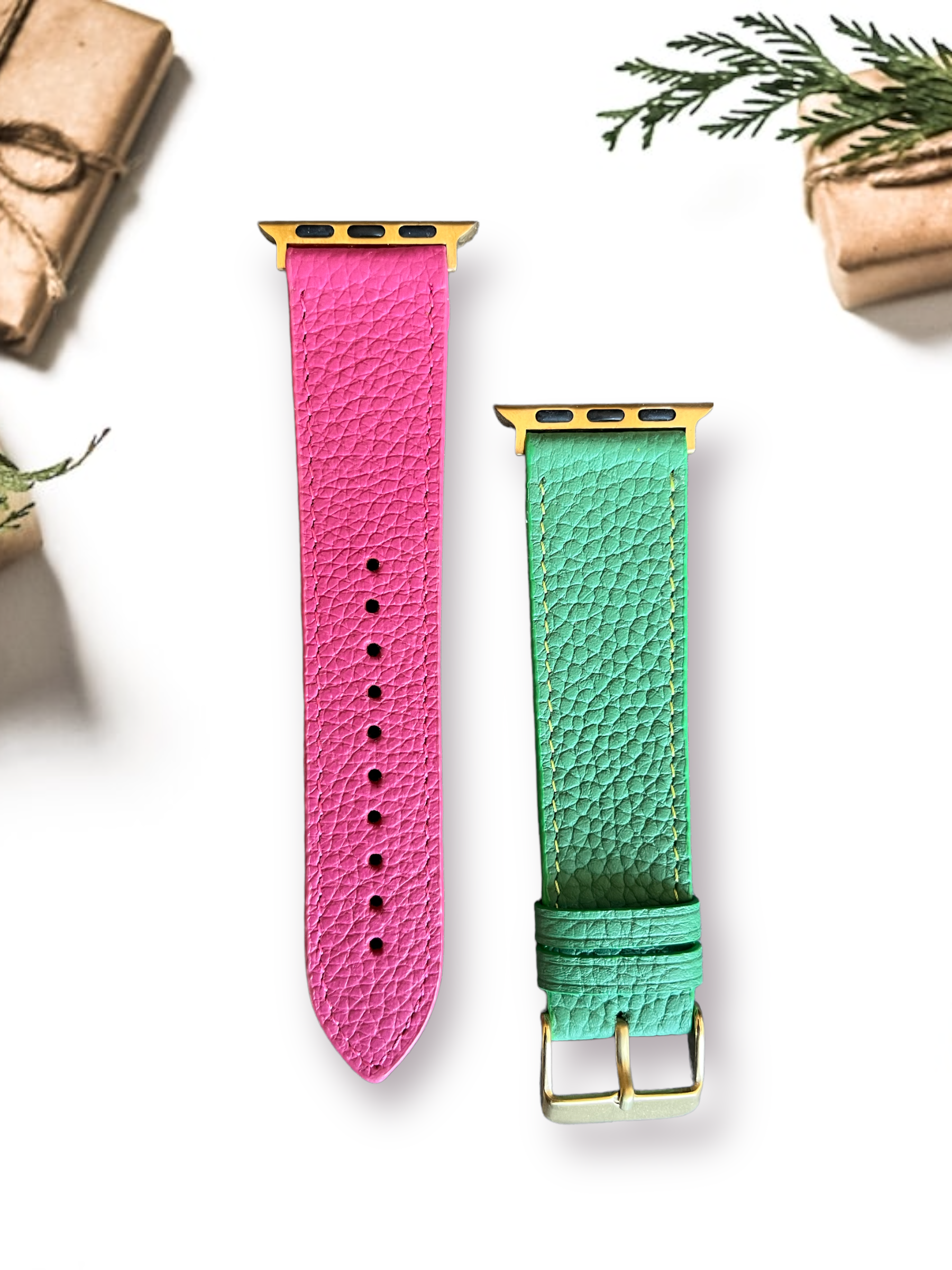 Apple Watch Yeşil İle Pembe