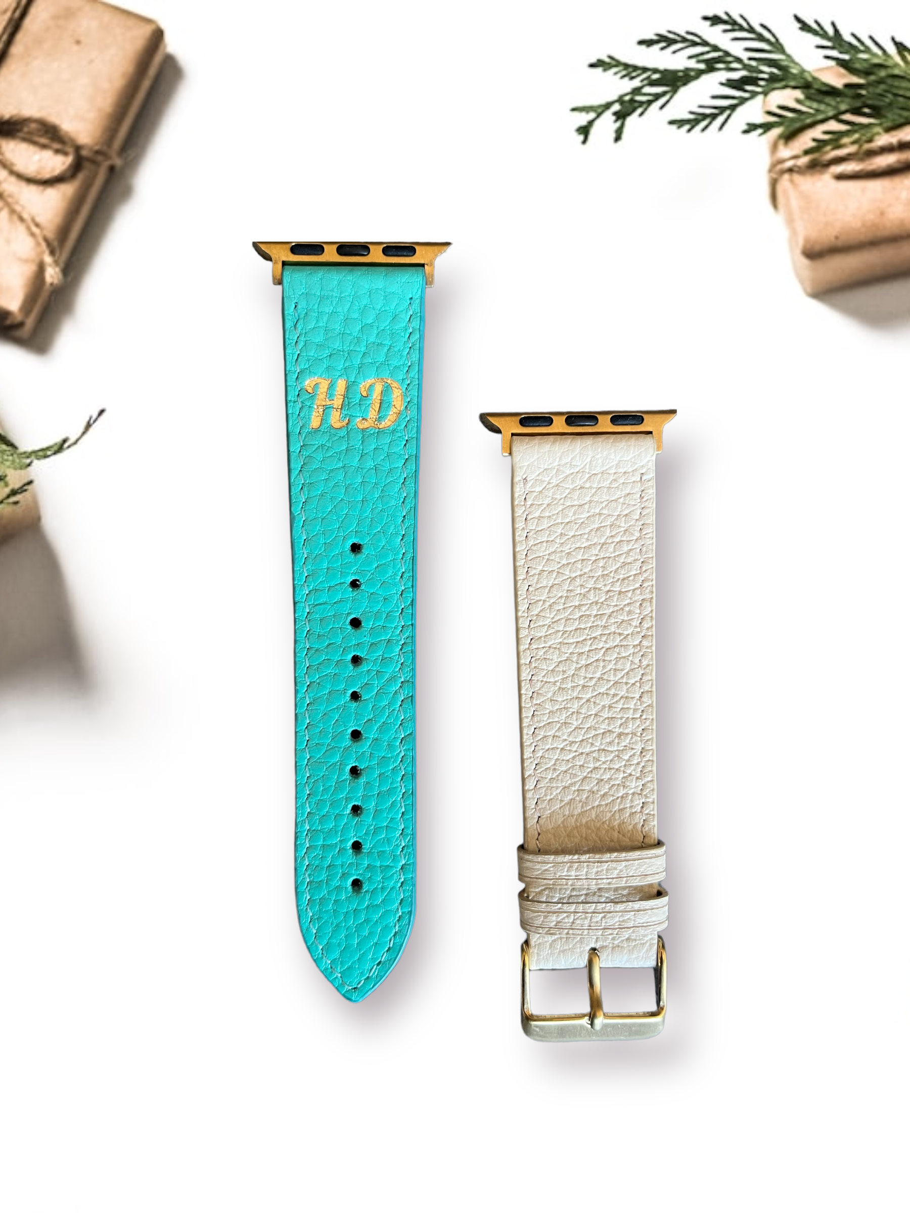 Apple Watch Turkuaz Bej Kordon
